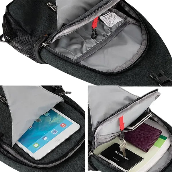 Waterproof Crossbody Sling Bag Large Capacity Travel Pack