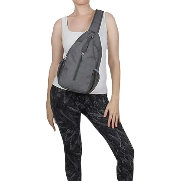 Waterproof Crossbody Sling Bag Large Capacity Travel Pack