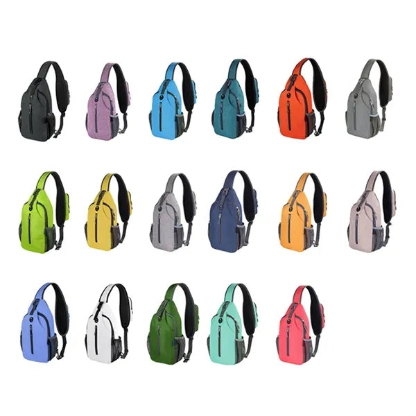 Waterproof Crossbody Sling Bag Large Capacity Travel Pack
