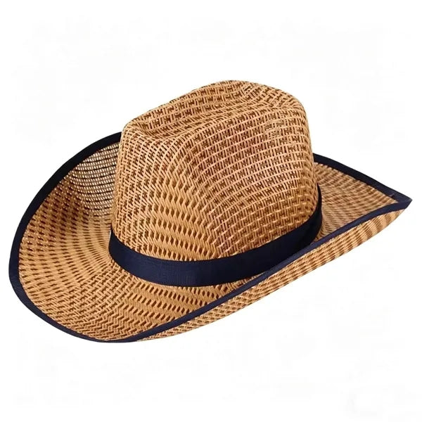 Breathable Straw Cowboy Hat