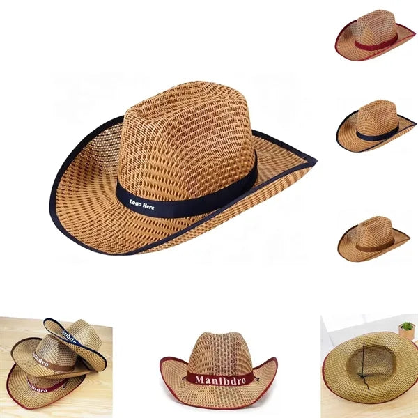 Breathable Straw Cowboy Hat