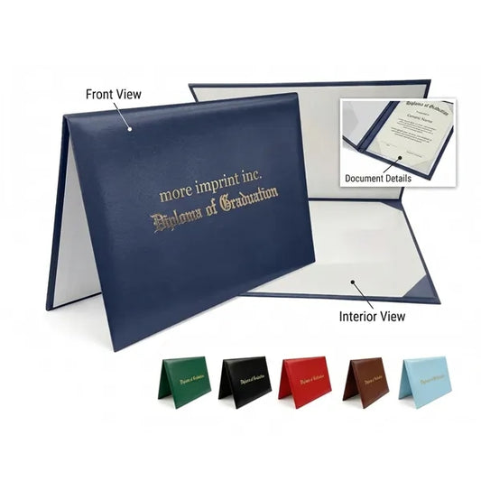Padded Leatherette Diploma Cover 8.5" x 11" Certificate