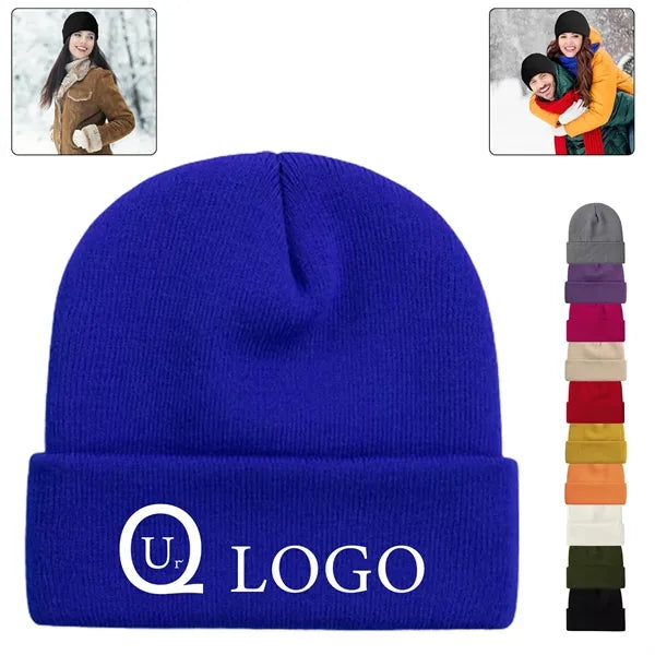 Roll Up Cuff Knit Beanie