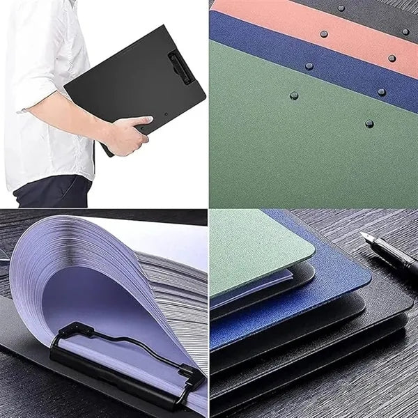 Document organizer clipboard folder for office supplies