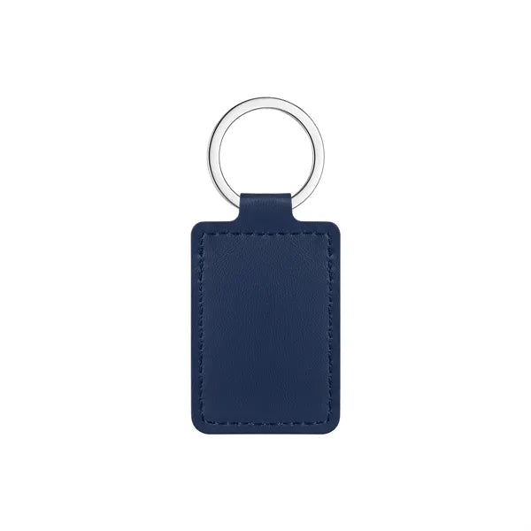 PU Leather Keychain with Metal Ring, Full-Color Print