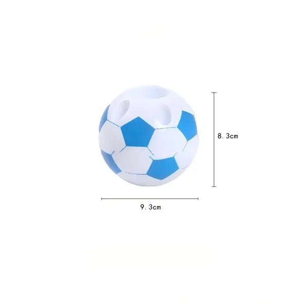 Soccer Ball Shaped Multi-Slot Pen Holder