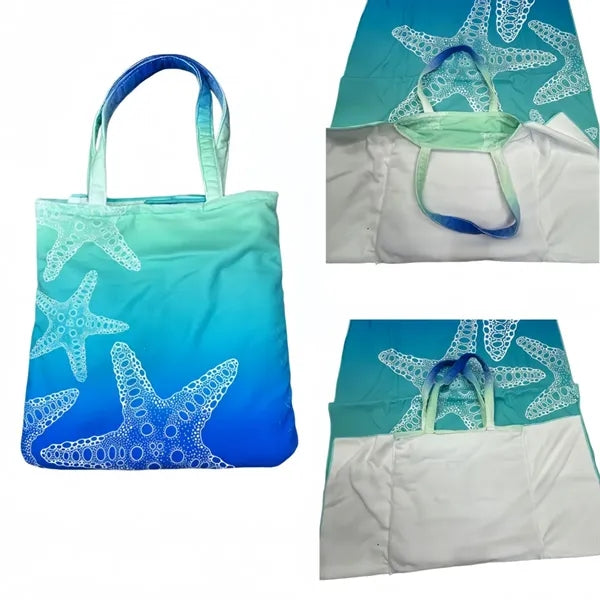 2-in-1 Beach Towel Tote Bag