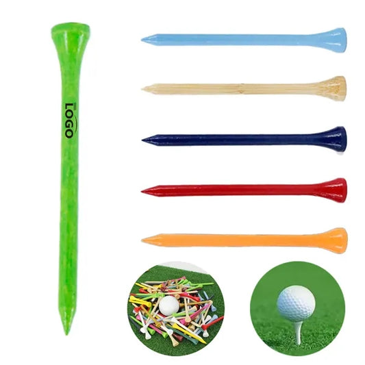 Colorful Wooden Golf Tees
