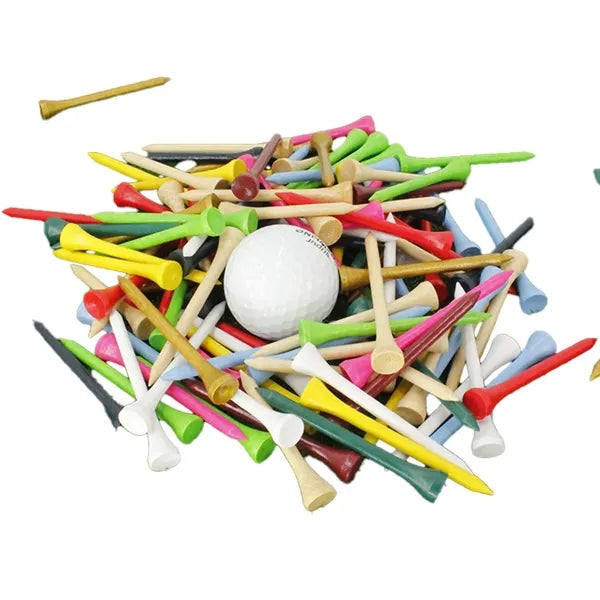 Colorful Wooden Golf Tees