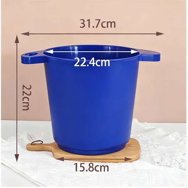 5L large-capacity plastic beer ice bucket