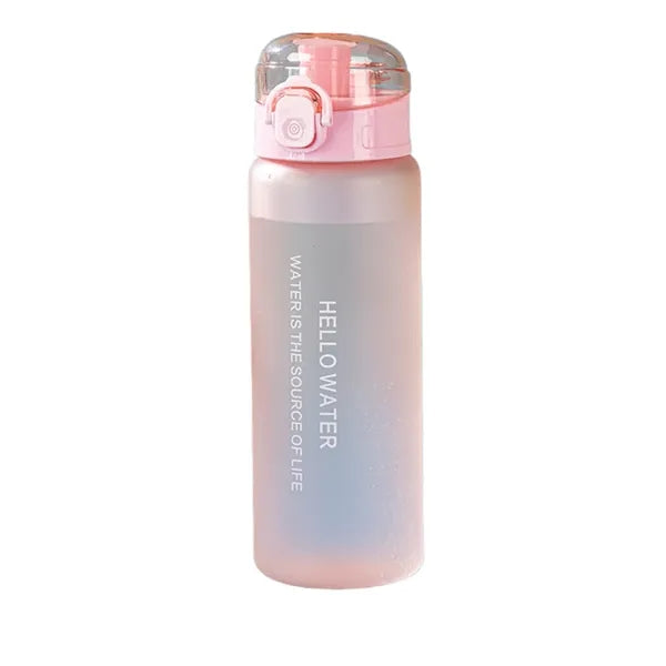 26oz Leakproof Water Bottle, Sports Bottle with Time Marker