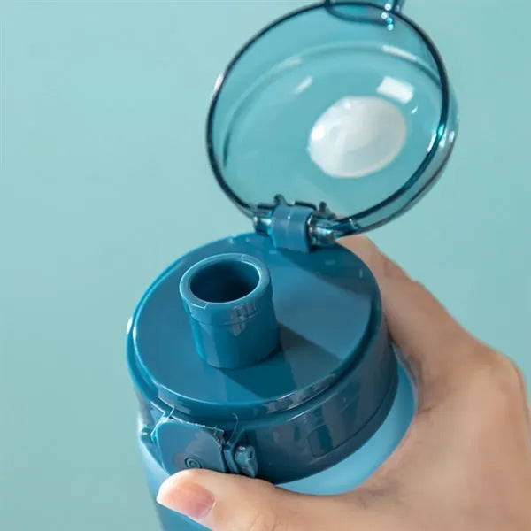26oz Leakproof Water Bottle, Sports Bottle with Time Marker