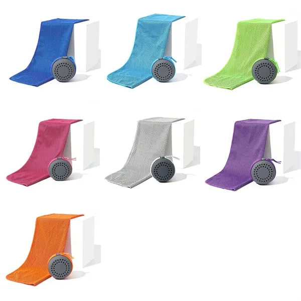 Cooling Microfiber Towel with Silicone Case