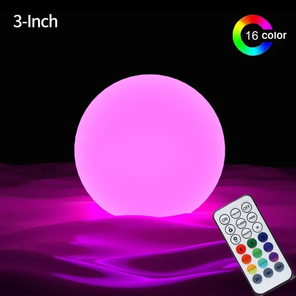 3.15" *2.95" Floating LED Glow Ball for Pool