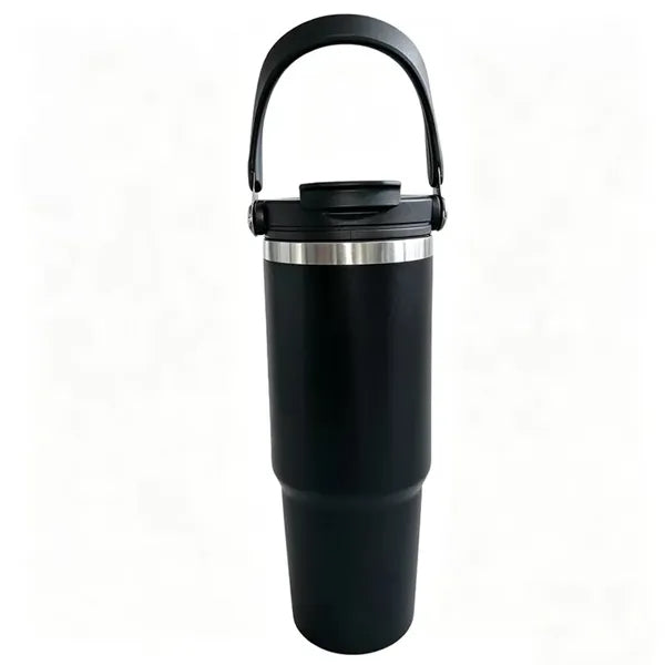 Portable Handle Insulated Mug - 30 oz