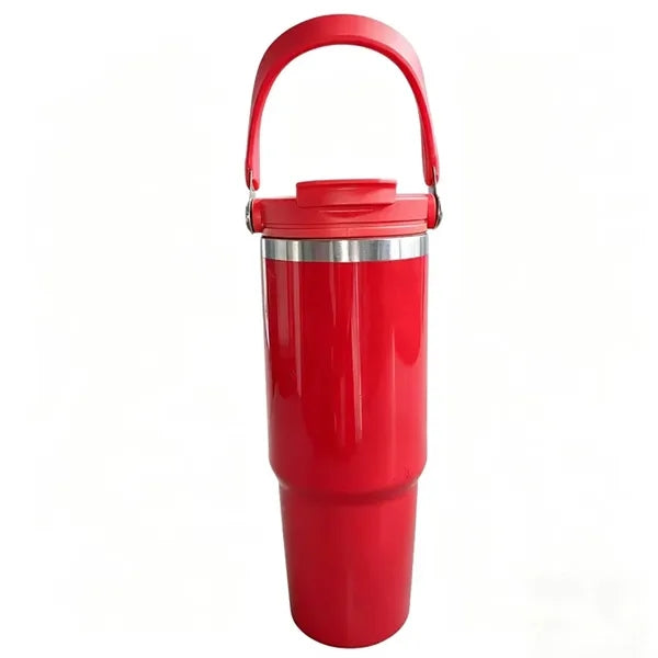 Portable Handle Insulated Mug - 30 oz