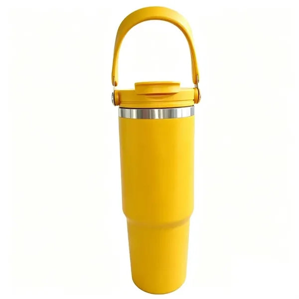Portable Handle Insulated Mug - 30 oz