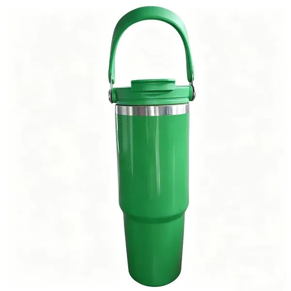 Portable Handle Insulated Mug - 30 oz