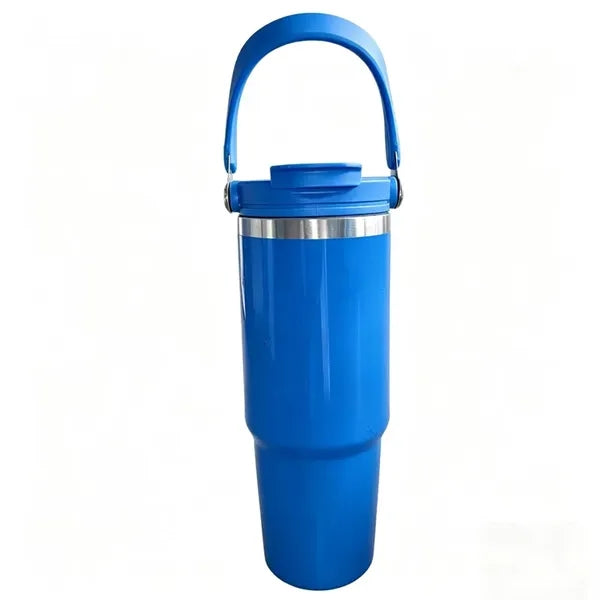 Portable Handle Insulated Mug - 30 oz