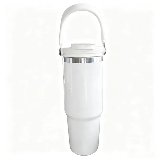 Portable Handle Insulated Mug - 30 oz