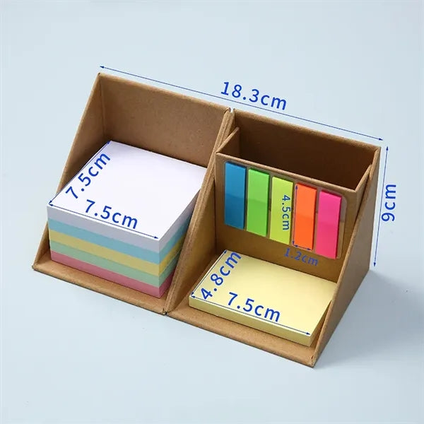 All-in-One Cube Sticky Notes with Pen Holder