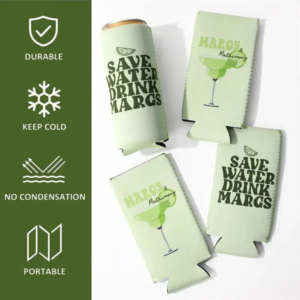 Slim Neoprene Can Cooler