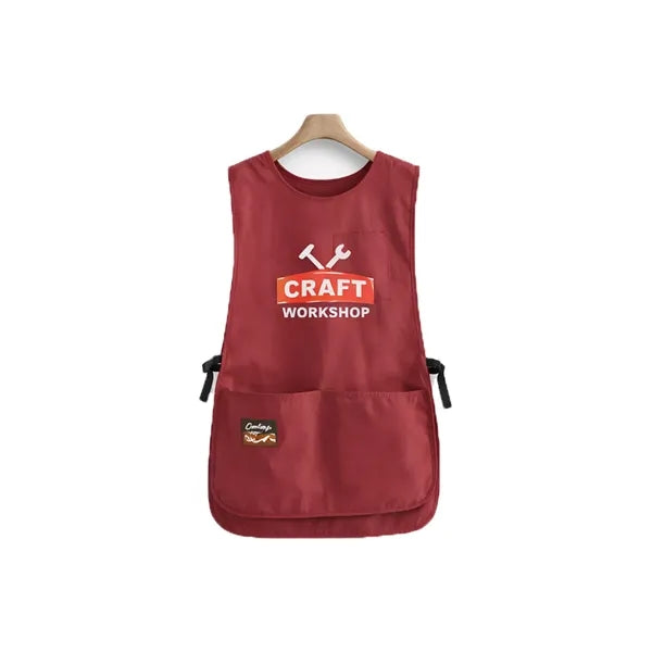 Logo Breathable Work Vest Stain-Resistant