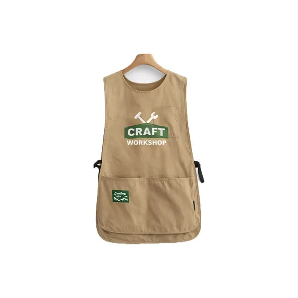 Logo Breathable Work Vest Stain-Resistant