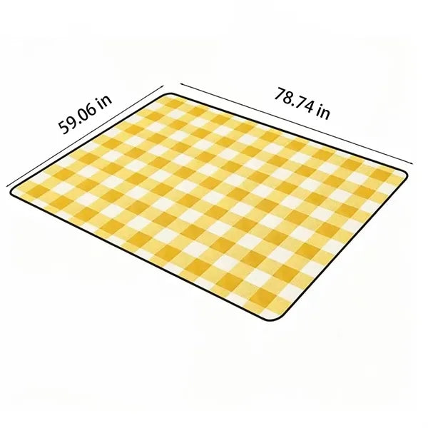 Multi-Color Waterproof Foldable Beach Mat for Outdoor Picnic