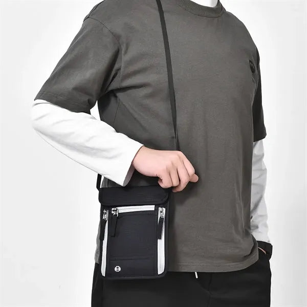 RFID Blocking Travel Neck Wallet Passport Holder
