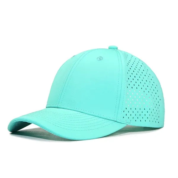 Men Quick Dry Baseball Cap Laser Cut Mesh Snapback Hat