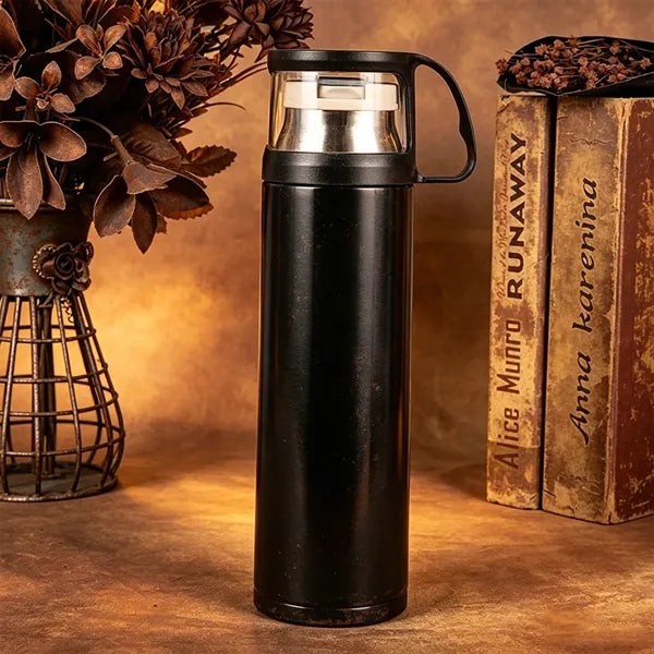 Insulated Water Bottle With Handle Lid