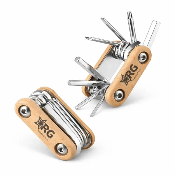 8 In 1 Bamboo Bicycle Repair Multi Tool