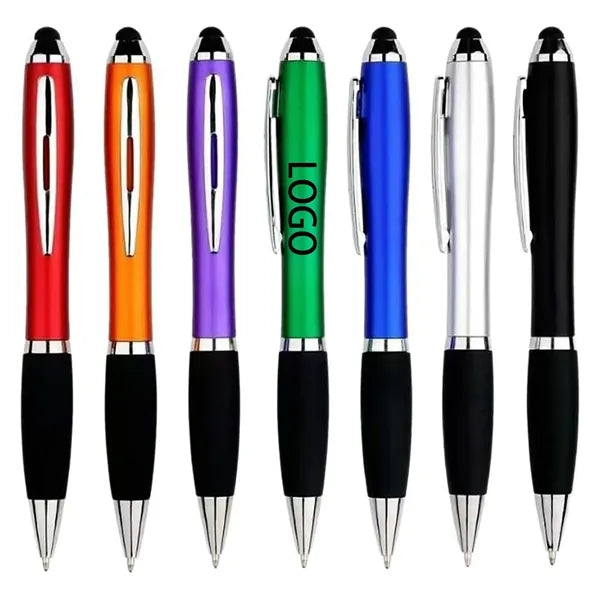 Plastic Stylus Ballpoint Pen