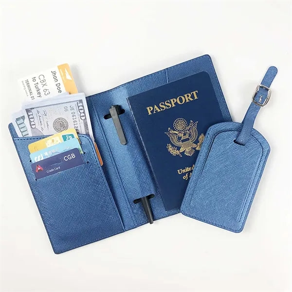 Luggage Tag and Passport Cover