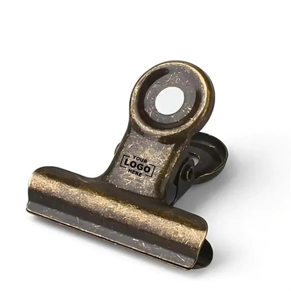 Antique Brass Small Bulldog Clips