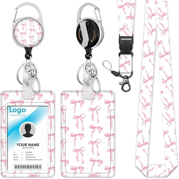 ID Badge Holder with Lanyard