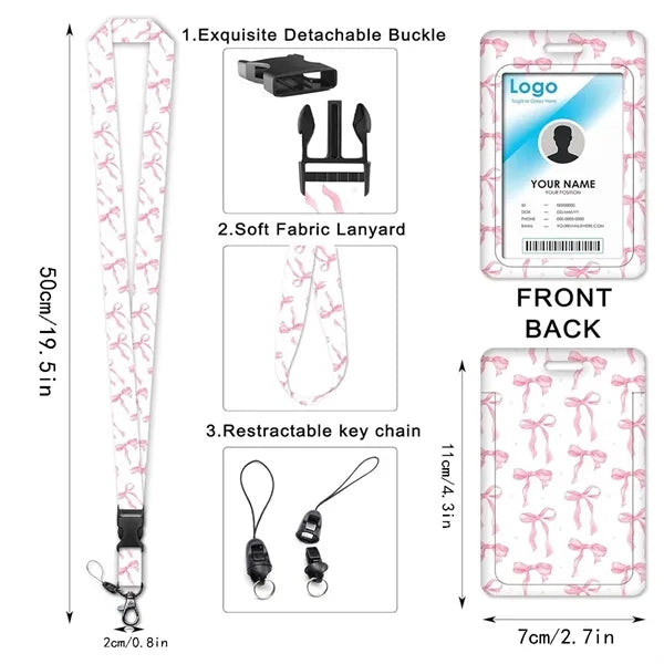 ID Badge Holder with Lanyard