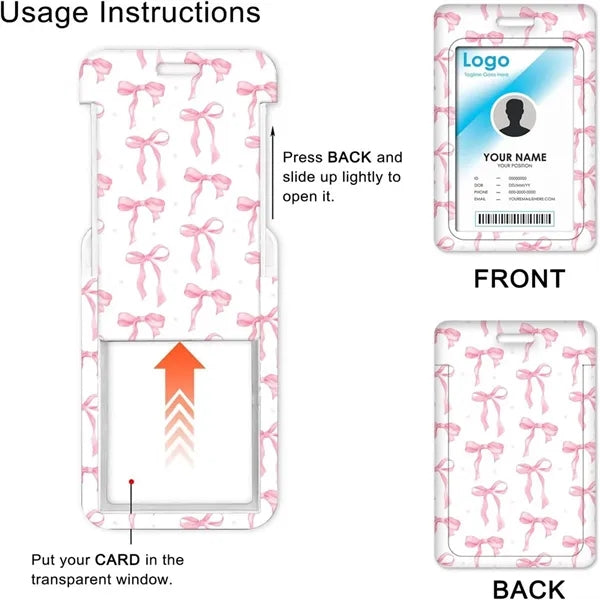 ID Badge Holder with Lanyard