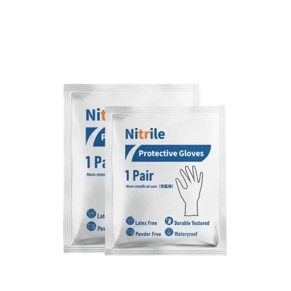 Logo Disposable Latex Protective Gloves