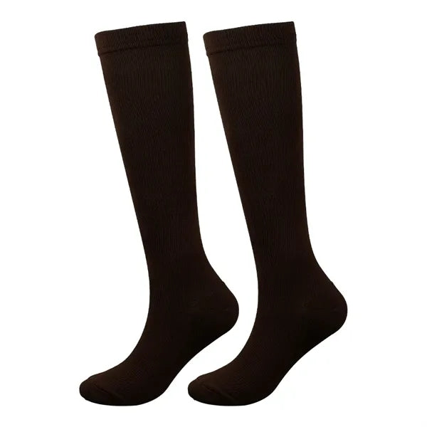 Women's Compression Calf Socks, Four-Season Nylon-Like Slim