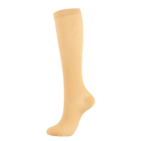 Women's Compression Calf Socks, Four-Season Nylon-Like Slim
