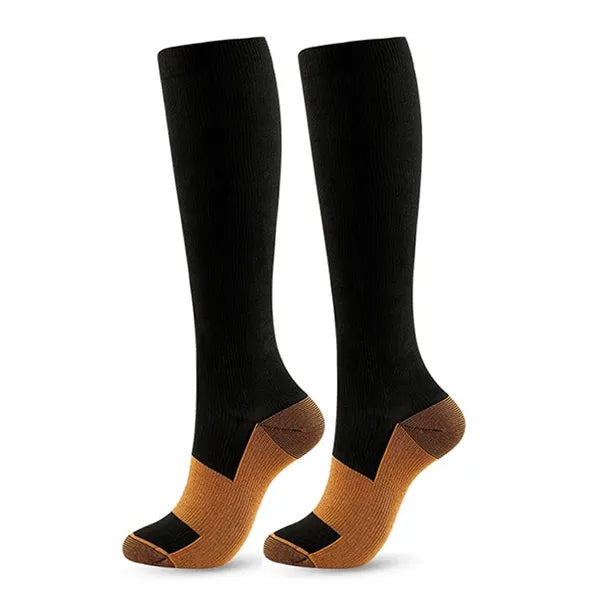 Women's Compression Calf Socks, Four-Season Nylon-Like Slim