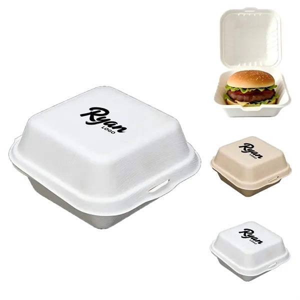 Eco-Friendly 6-Inch Biodegradable Cake Box for Takeout