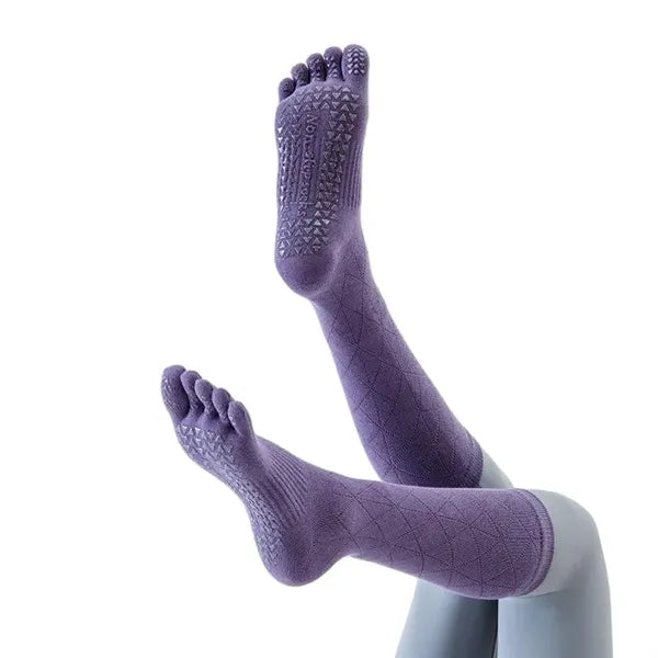 Professional Pilates Non-Slip Yoga Calf Socks
