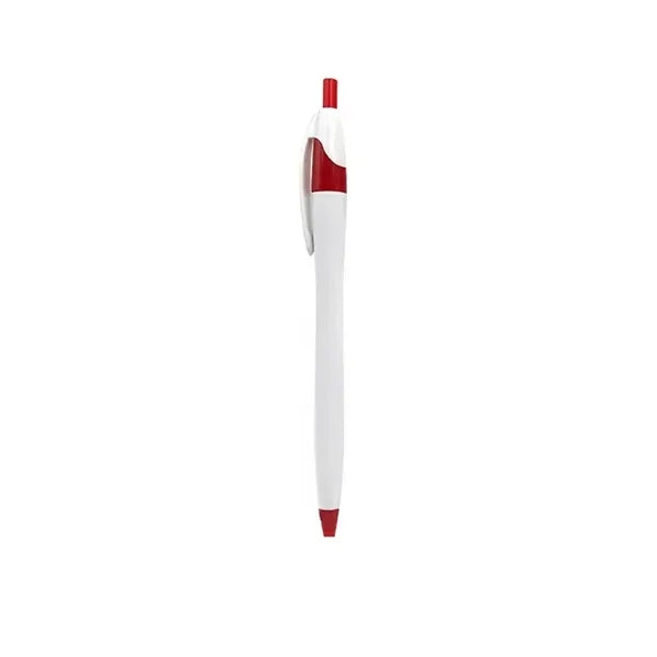 Logo Slim Click Ballpoint Pen Quick Dry Promo Gift