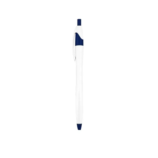 Logo Slim Click Ballpoint Pen Quick Dry Promo Gift