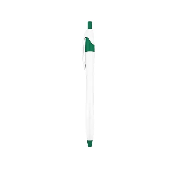 Logo Slim Click Ballpoint Pen Quick Dry Promo Gift