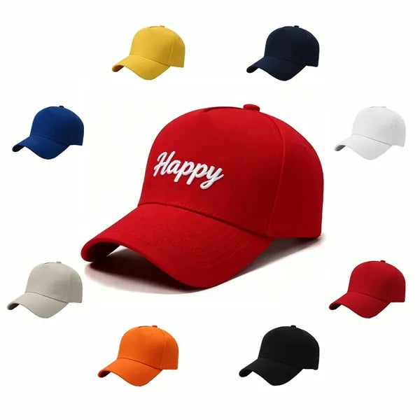 Cotton embroidered baseball cap