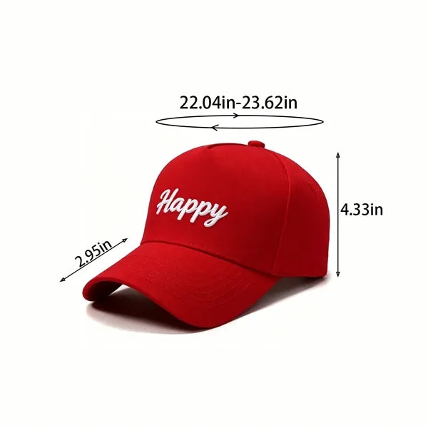 Cotton embroidered baseball cap